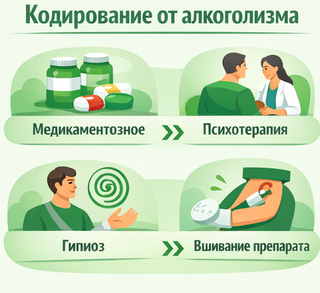 кодирование от алкоголизма в Горняке Санати